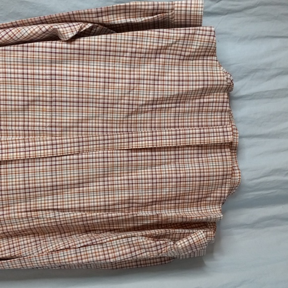 Haggar XL Plaid Long Sleeve Button Front Shirt Mens - Picture 3 of 13